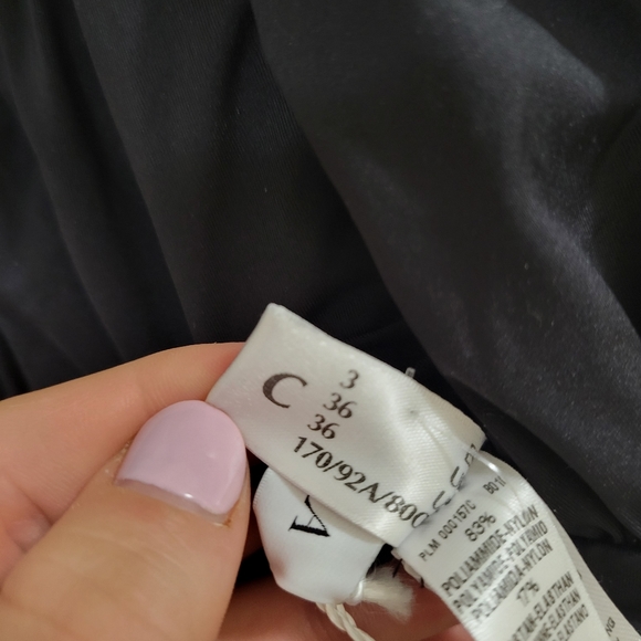 La Perla cut out one piece ruched swimsuit S black nwt - Picture 6 of 8